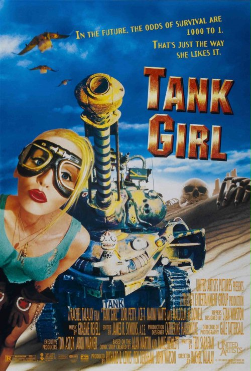 Plakat z filmu 'Tank Girl'