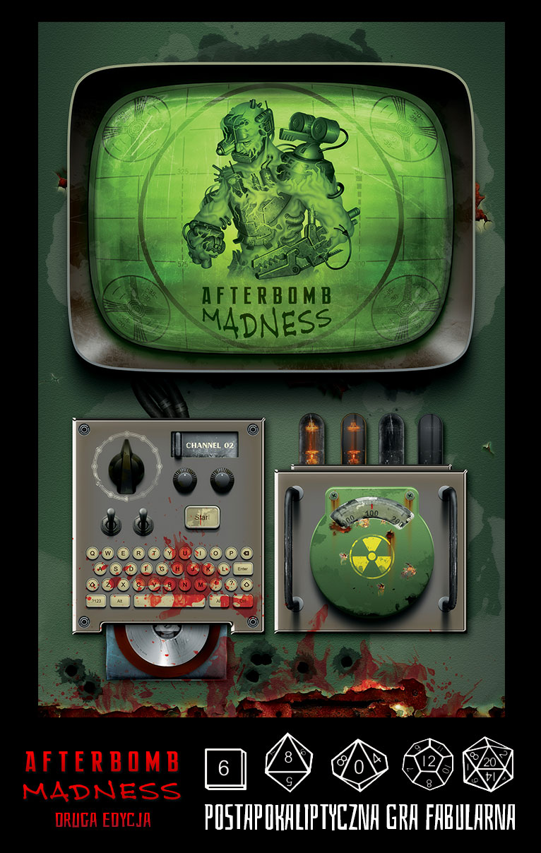 Okładka gry fabularnej 'Afterbomb Madness (druga edycja)'