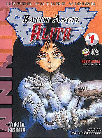 Okładka komiksu 'Battle Angel Alita'