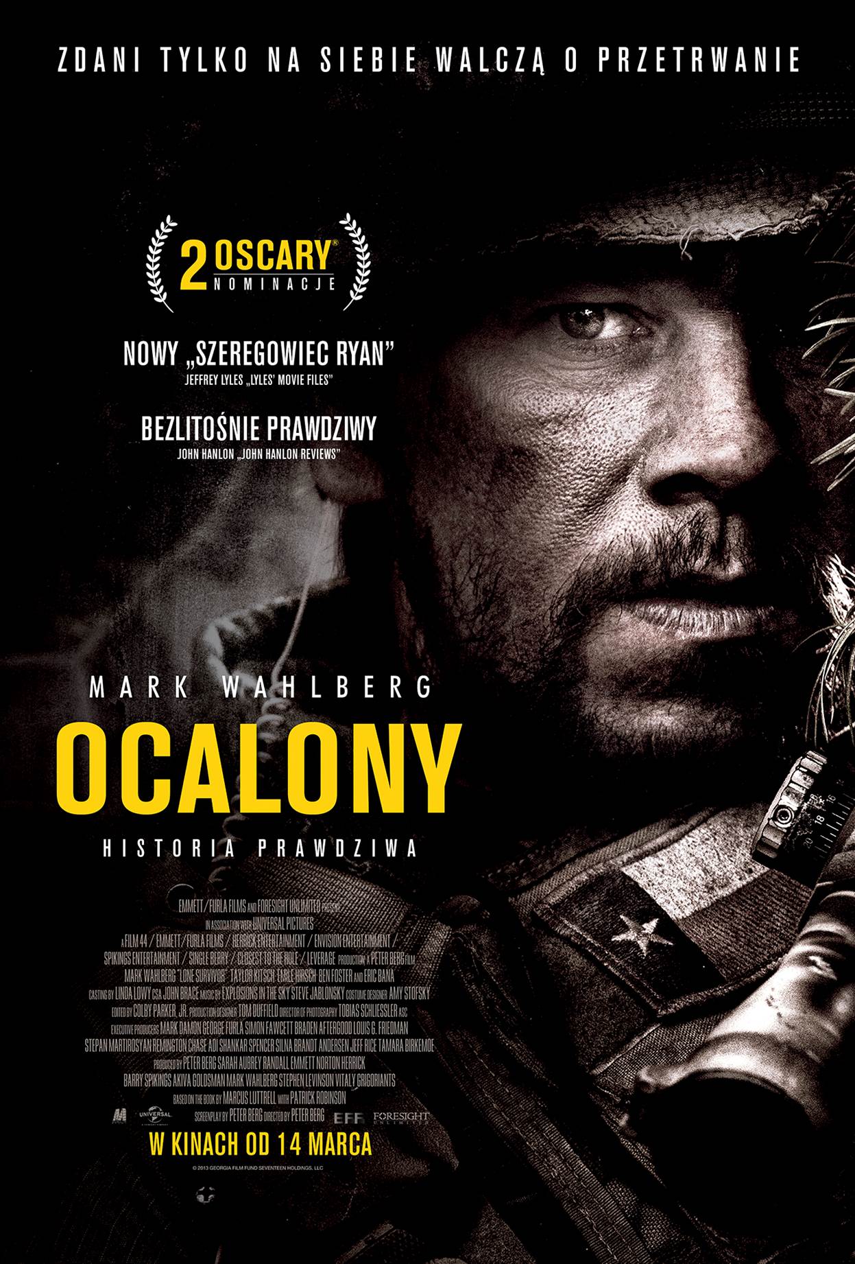 Plakat z filmu 'Ocalony'