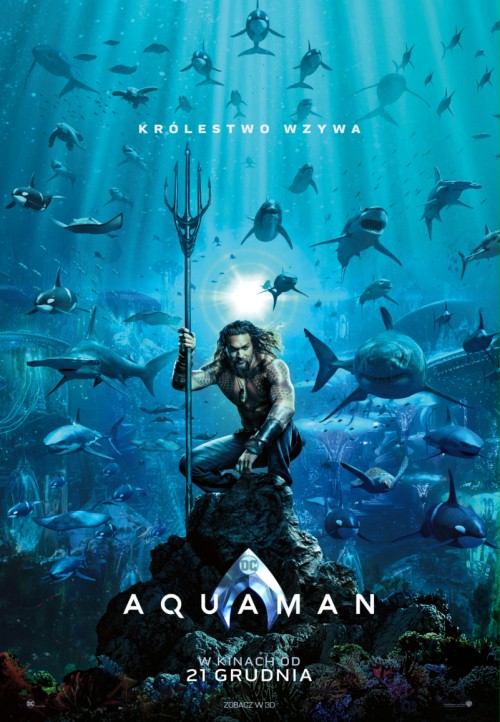 Plakat z filmu 'Aquaman'