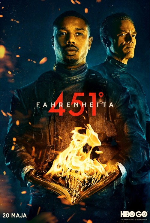 Plakat z filmu 'Fahrenheit 451 (2018)'