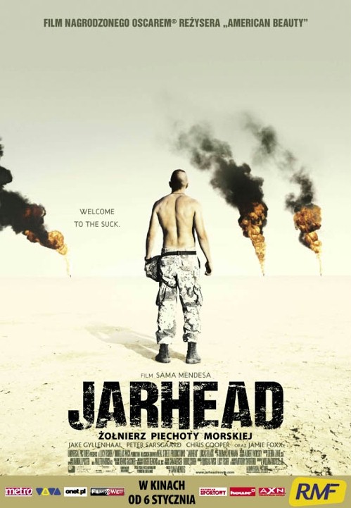 Plakat z filmu 'Jarhead: Żołnierz piechoty morskiej'