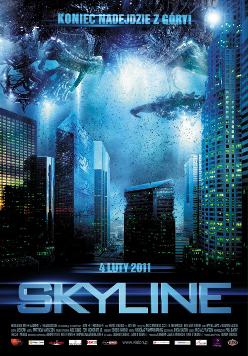 Plakat z filmu 'Skyline'