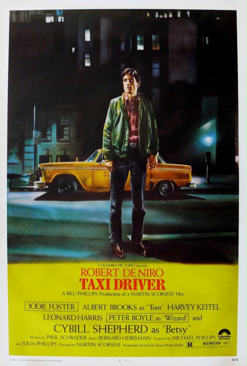 Plakat z filmu 'Taksówkarz'