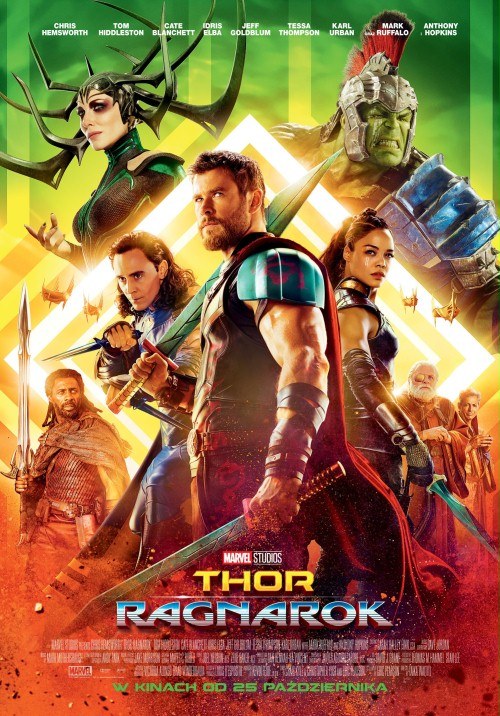 Plakat z filmu 'Thor: Ragnarok'