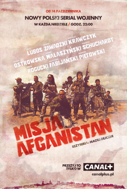 Plakat serialu 'Misja Afganistan'